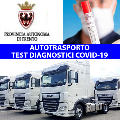 trentino autotraporto test diagnostici covid