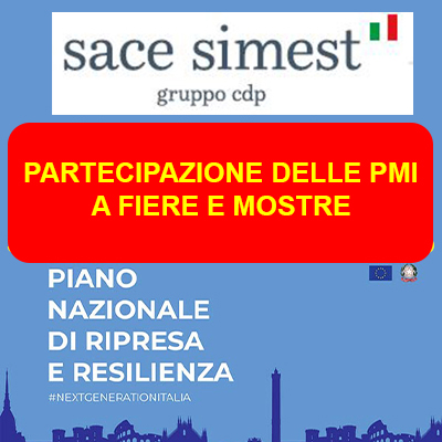 PNNR SIMEST PARTECIPAZIONE DELLE PMI A FIERE E E MOSTRE