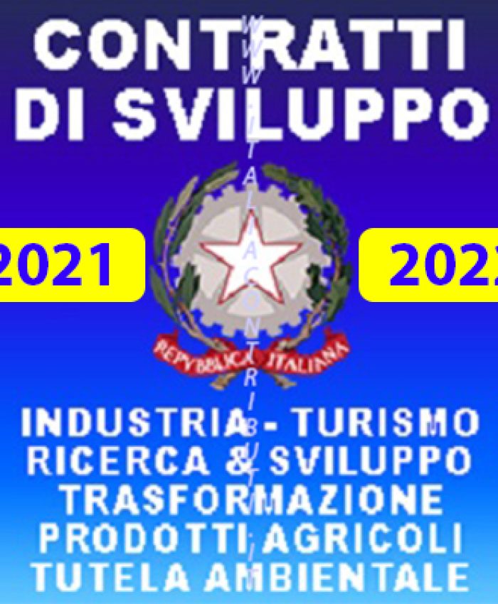 CONTRATTI DI SVILUPPO 2020-2021