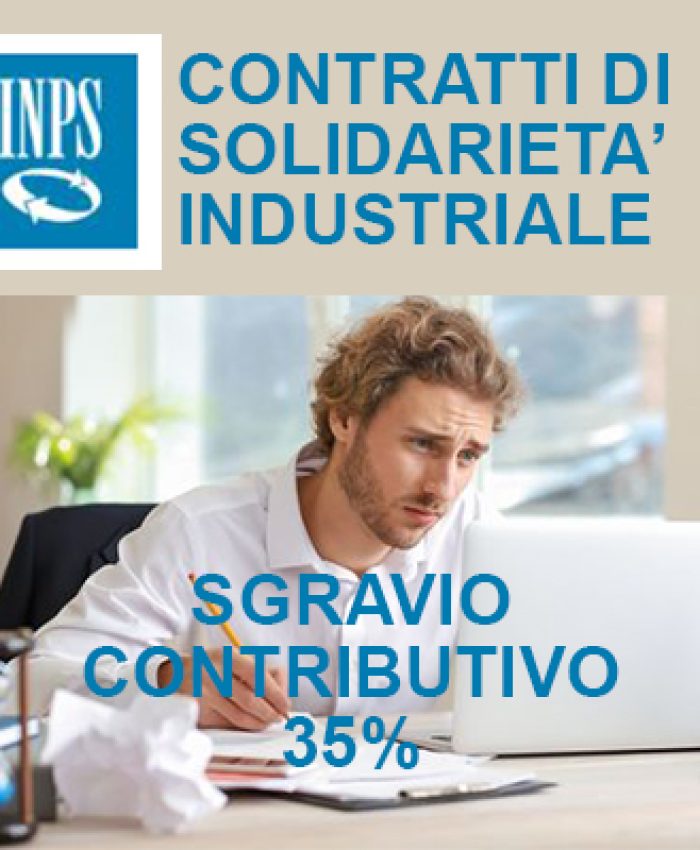 INPS, CONTRATTI DI SOLIDARIETÀ INDUSTRIALE: 