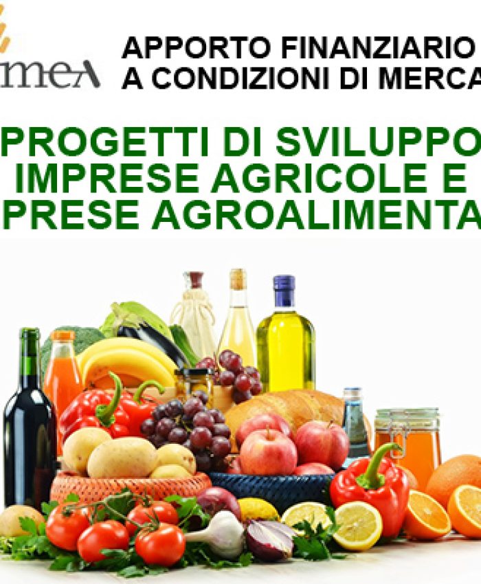 ISMEA APPORTO FINANZIARIO